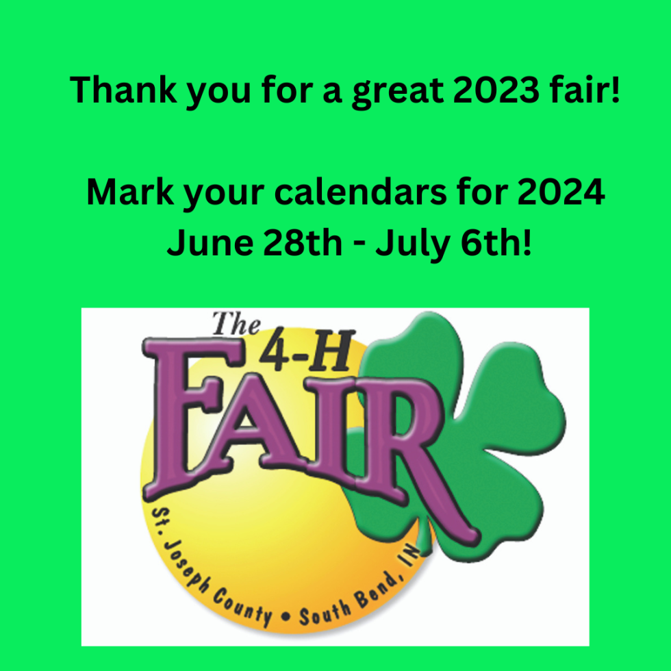 Home Page St. Joseph County 4H Fair